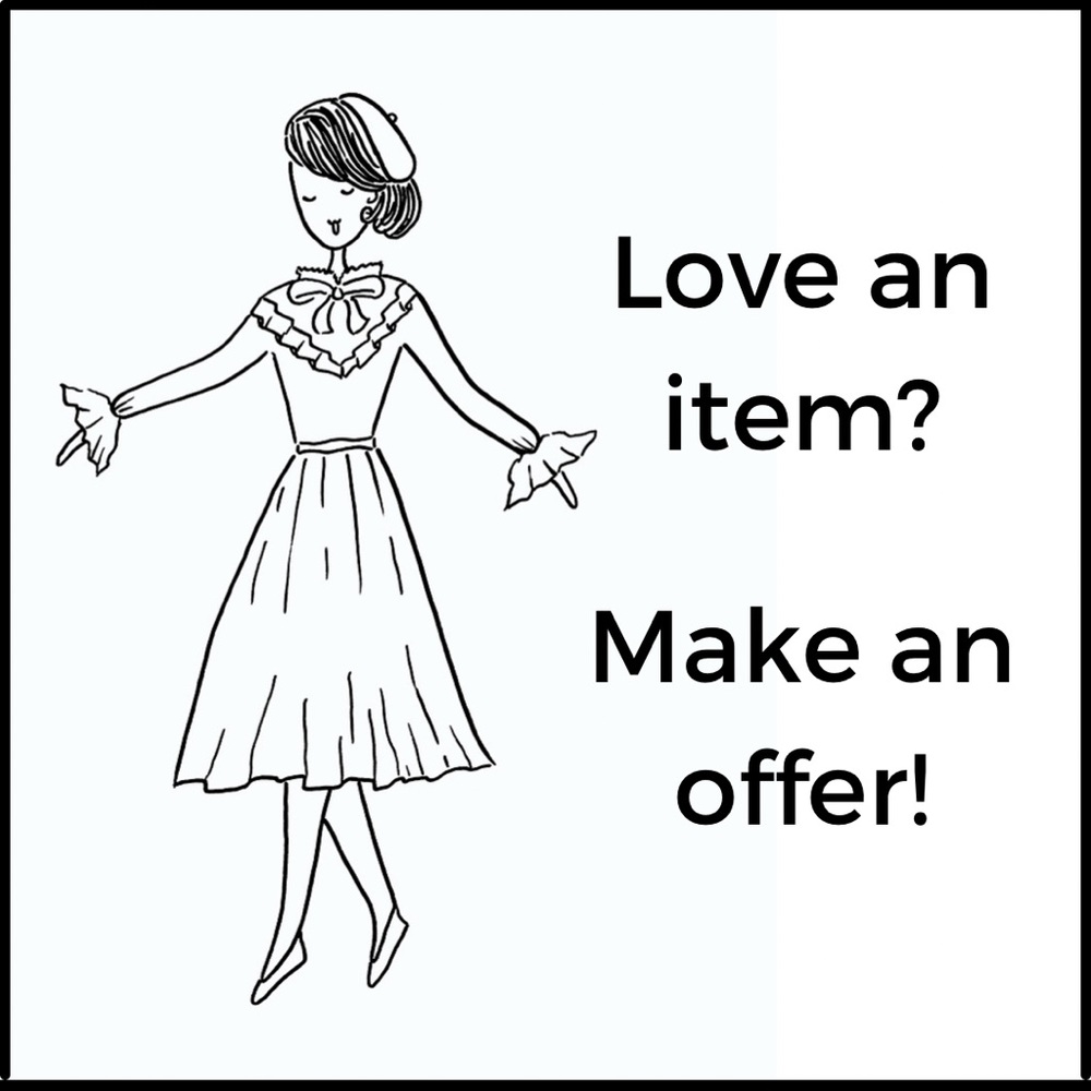 Reasonable offers welcome!